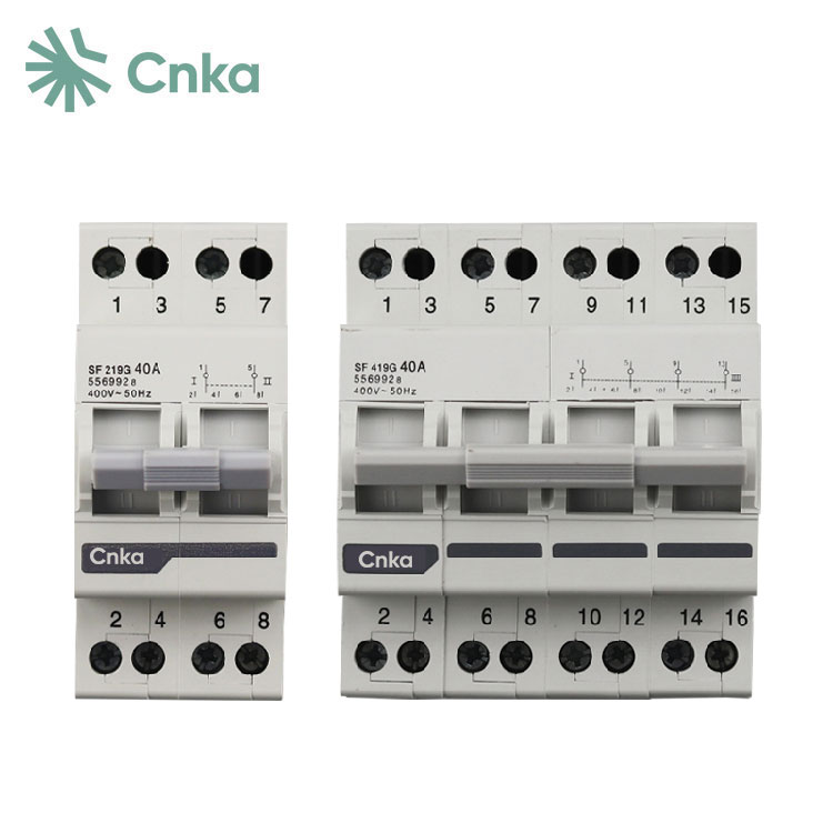 Chave de transferência manual elétrica