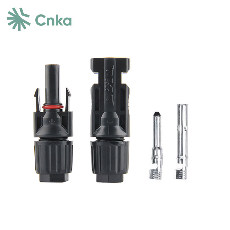 Conector solar masculino e feminino