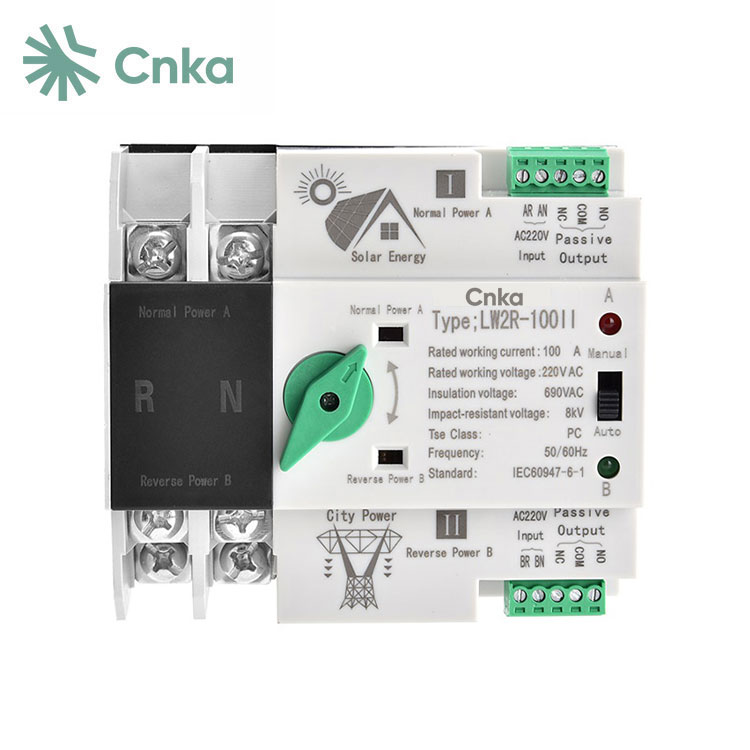 Interruptor de transferência automática solar